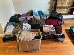 Large lot of sweaters/clothing