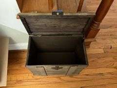 Wooden storage chest