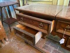 Drexel oak server w/ expanding top 46x19x31