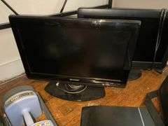 Eason Perfection V370 photo scanner, Epson digital projector, Sharp and Sansui monitors
