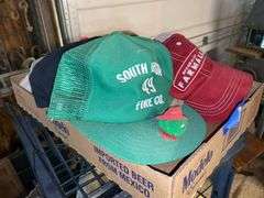 Flat of baseball caps