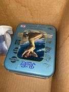 Pepsi collectibles: Santa sign, radio/cassette player, water shooter, trading cards