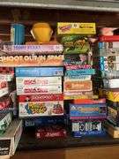Large lot of vintage games