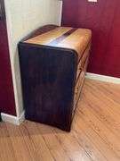 Waterfall chest of drawers w/ fancy veneer 46x20x34