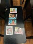 Vintage sports trading cards, Ford advertising bank, toy soldiers, misc toys