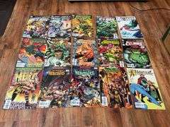 Comic books including: Vampirella, Wonder Woman, Uncle Sam