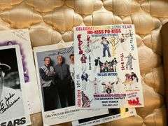Signed entertainer photographs