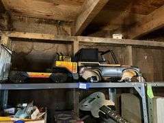 Tonka toy truck and Jeep parts