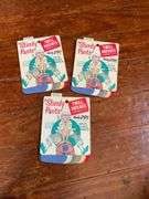 Vintage clothing patches, puzzles, safety pins, checkers set