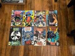 Comic book lot including: Batman, Excalibur, Spider-Man