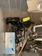 Vintage 8mm movie cameras, and RCA Newvicon video camera, misc cameras