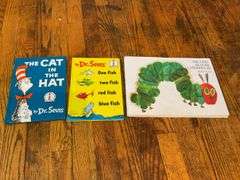 Children’s books including: Dr. Seuss, Little Golden Books
