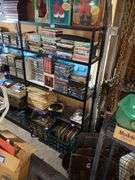 Metal shelf unit, please note this is not two separate shelves, but 1 unit -  no contents, MUST COME DURING LAST 2 HOURS OF PICKUP FOR THIS ITEM.