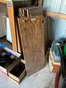 Large workbench (11ft) with doors and shelves, no contents, ***MUST come during last 2 hours of picked up to retrieve this item.