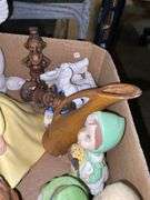 Bird, animal, and people figurines lot