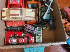 1970s toy cars including: Buddy L, Stomper, Tonka