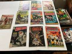 Comic books including: Lois Lane, Captain Storm, Army, Batman