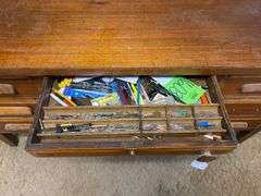 Vintage wooden office desk 60x36x30.5