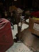 Vintage military gas can, jack