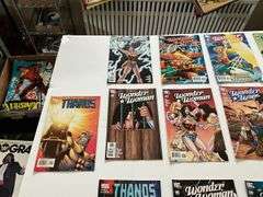 Comic books including: Wonder Woman, Thanos
