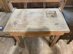 Work stand w/ drawer, two shelves on back section 37.5x22x64.5