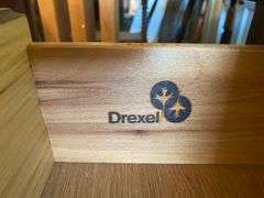 Drexel oak server w/ expanding top 46x19x31