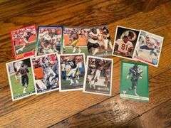 Football sports trading cards
