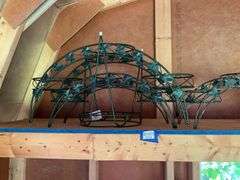 Wire work plant stands