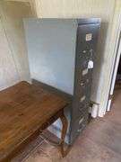 4-drawer metal file cabinet 15x24x52