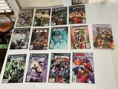 Comic books including: Superman, Batman, Titans