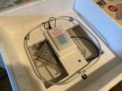 Quail egg incubator and turner