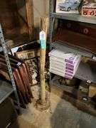 Primitive wooden stomper grape masher