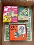 1960s-70s new old stock fishing items and tool kits