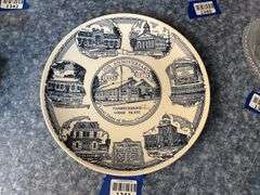 1973 Chambersburg Moose Lodge 25th anniversary souvenir plate