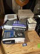 Tiles, grout, mortar mix