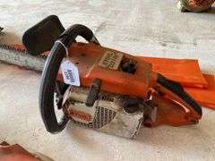 Stihl 031AV chainsaw and bar covers