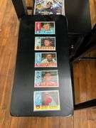 Vintage sports trading cards, Ford advertising bank, toy soldiers, misc toys