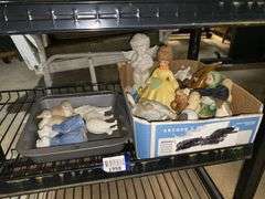 Bird, animal, and people figurines lot