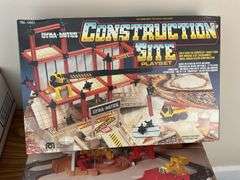 Construction Site playset and Big Loader construction set