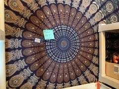 8' x 7' Fabric wall hanging
