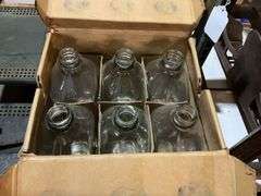 Blue Mountain Spring Water/ Harrisburg Pa printed box and six bottles