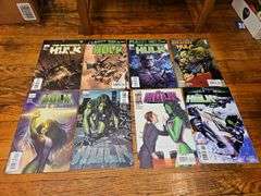 Comic books including: Hulk, She-Hulk