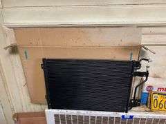 New auto AC condenser, license plates, automotive and household lot
