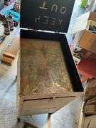 Handcrafted industrial cabinet