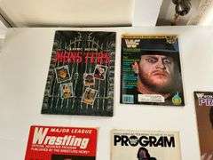 Wrestling programs and magazine, Classic Movie Monster stamp folder
