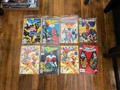 Comic book lot including: Batman, Excalibur, Spider-Man