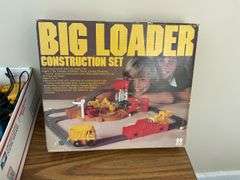 Construction Site playset and Big Loader construction set