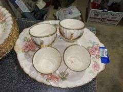 American Limoges China Rose pattern dinnerware
