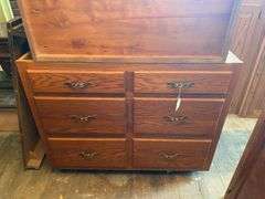 Oak finish base and top cabinets 36x18x24, 43x24x34.5, (2) 60x12x42, 18x12x42, 14x12x42, 30x12x36, 23.5x23.5x42, 54x24x35 - no contents