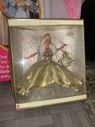 My Size Angel Barbie in box, and 2000 Celebration Barbie